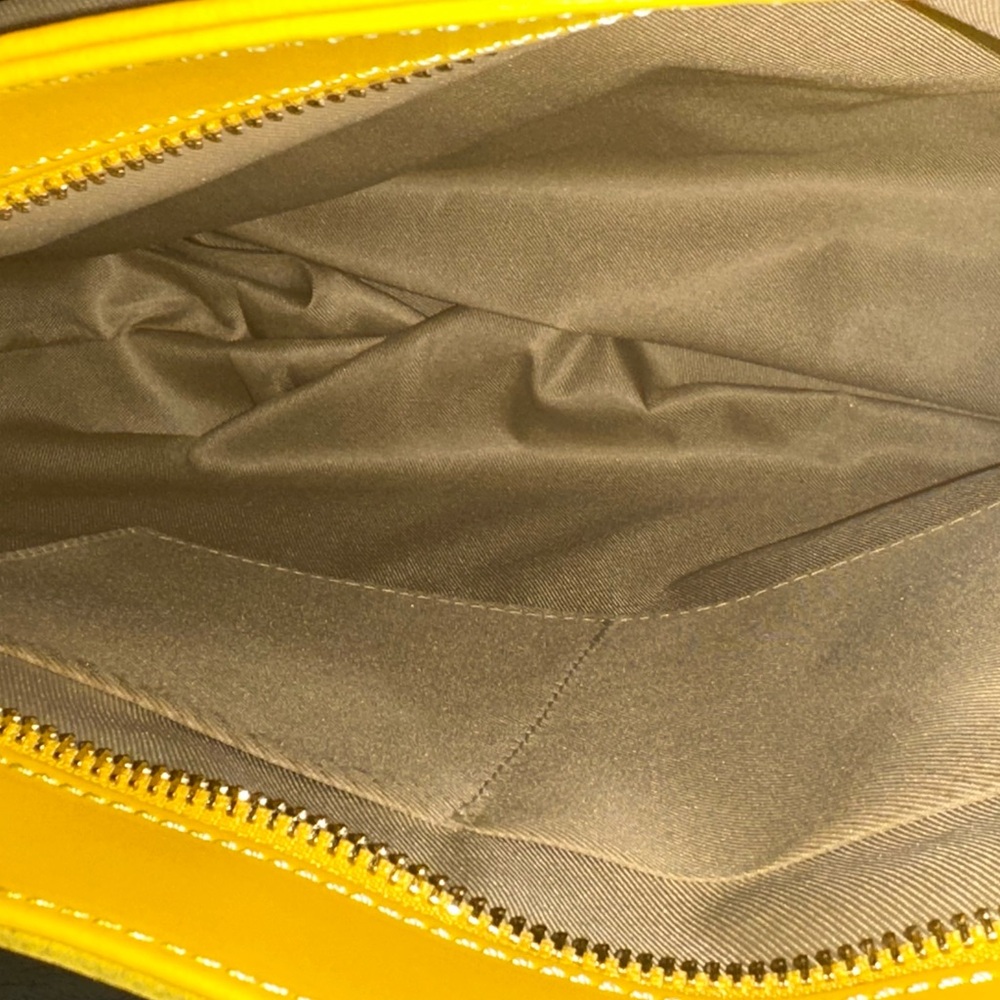 Vibrant Yellow Structured Tote Bag - image 4